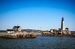 Boston Harbor Light On Rocky Island
